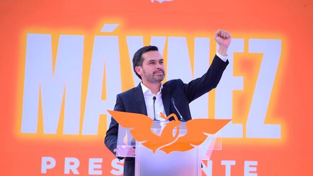 Jorge Álvarez Máynez en su registro como candidato a la presidencia de México con Movimiento Ciudadano