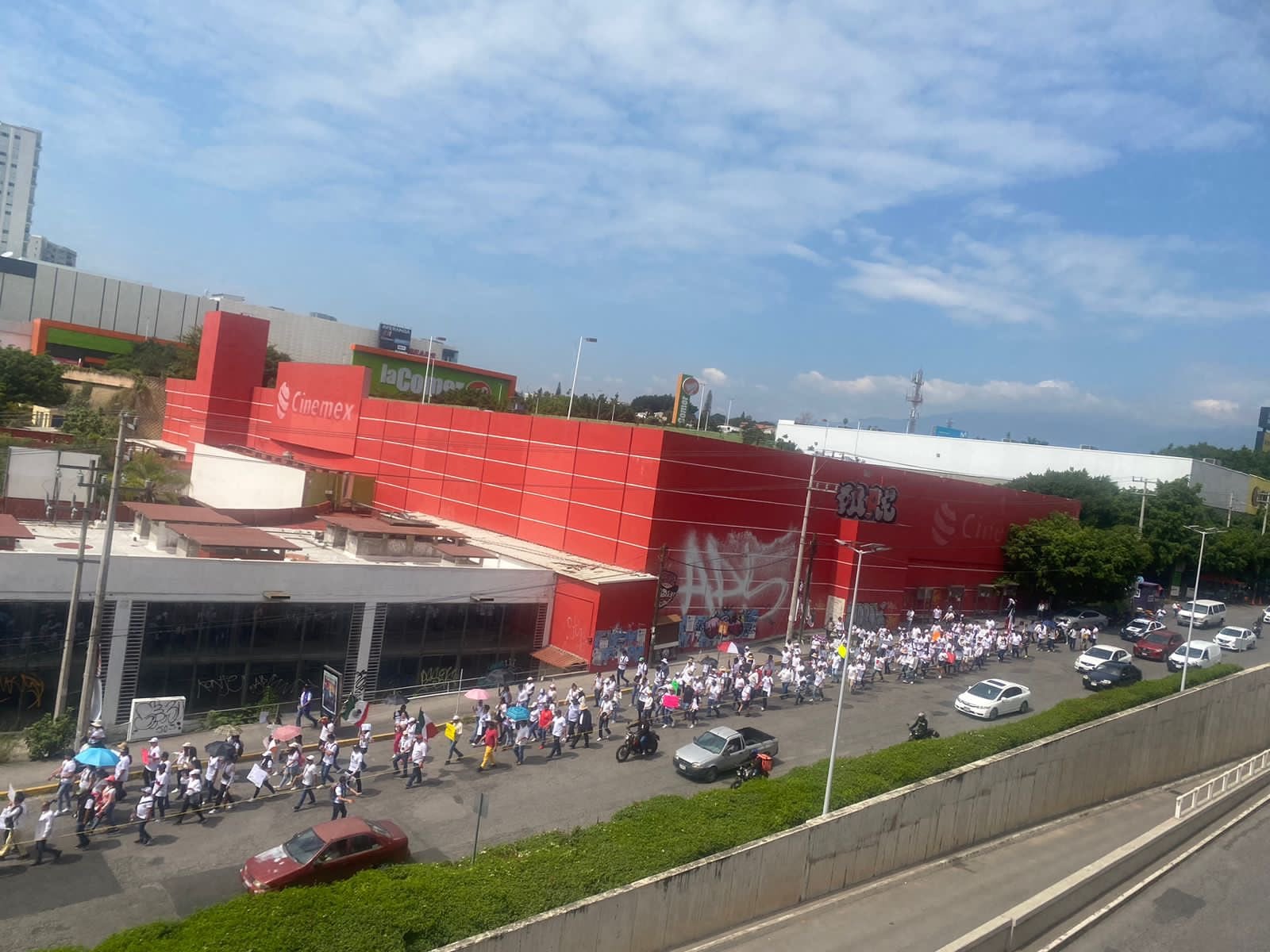 Marcha del Poder Judicial en Morelos
