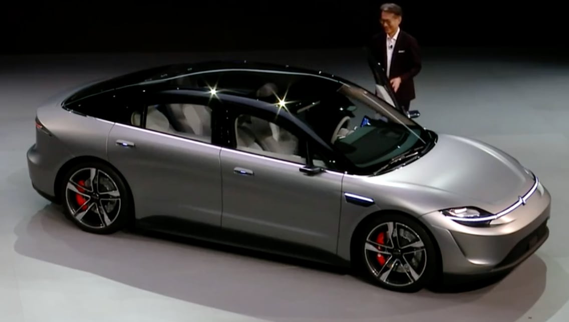 Sorprende Sony con lanzamiento de Vision-S, su primer auto