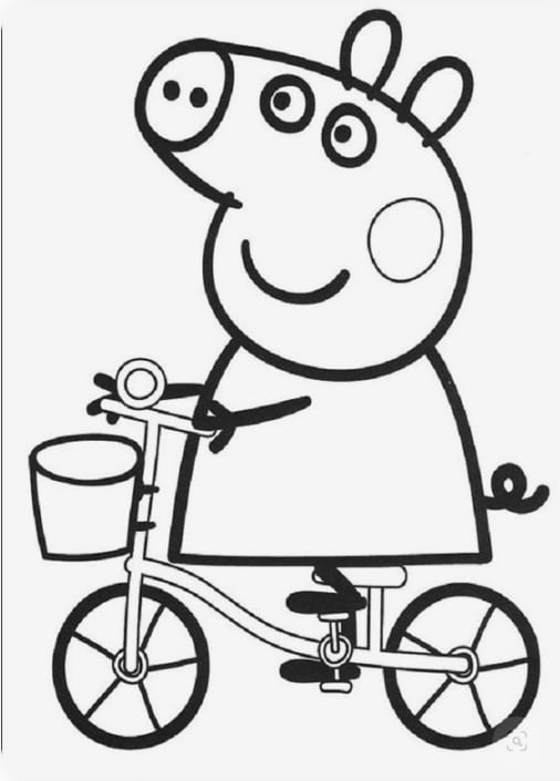 Dibujos de Peppa Pig San Valentín