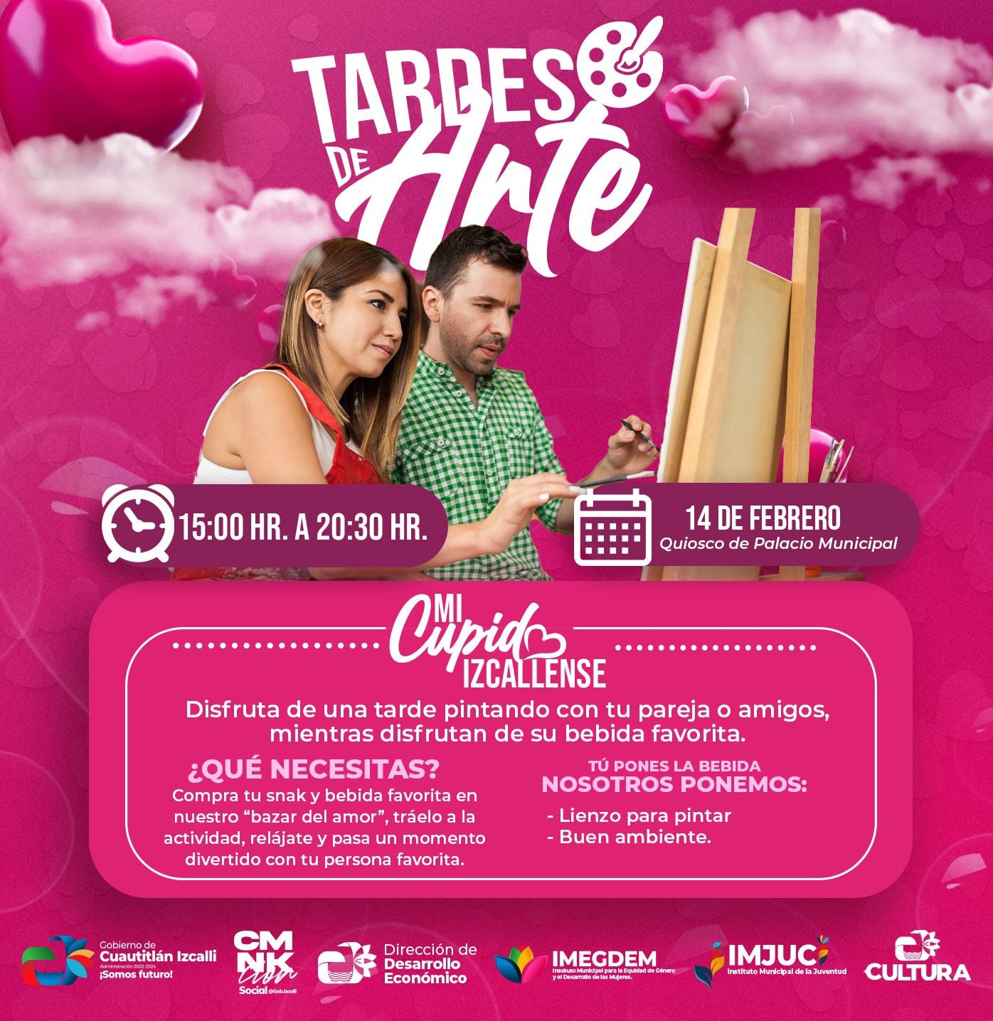 Cuautitlán Izcalli invita al festejo del Día del Amor y la Amistad