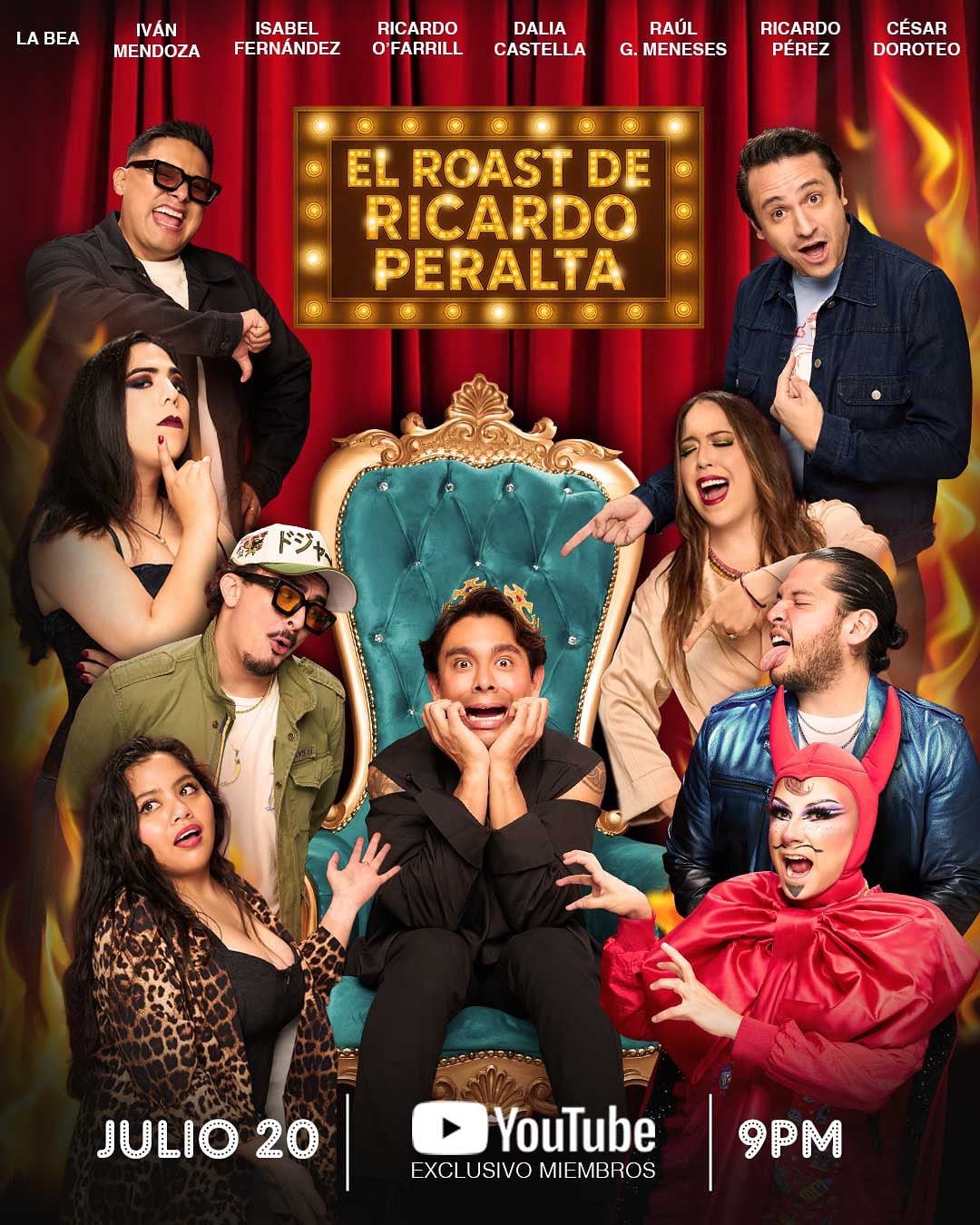 Roast Ricardo Peralta en YouTube