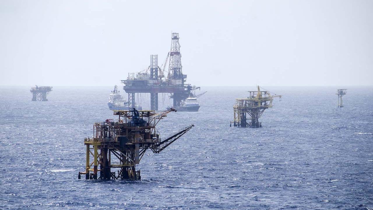 Plataforma petrolera en el Golfo de México