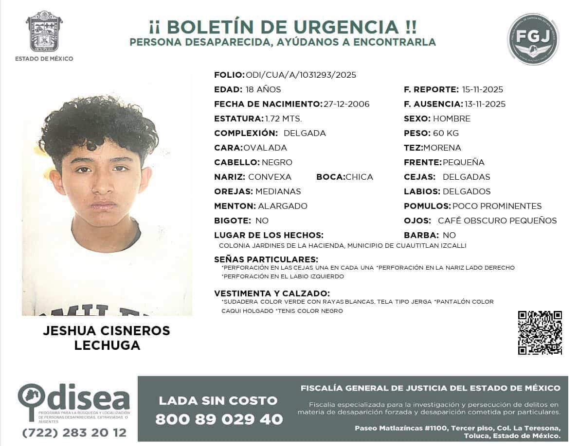 Ficha de búsqueda Jeshua Cisneros Lechuga