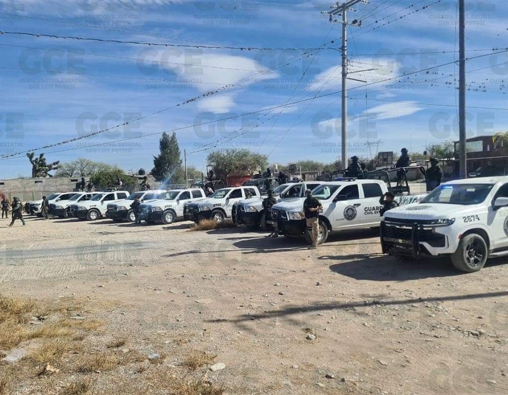 Operativo de la Guardia Civil de San Luis Potosí