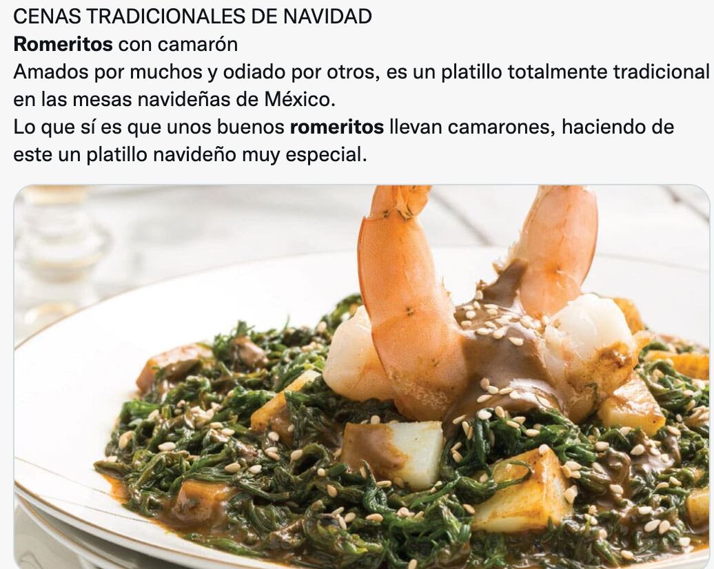 Memes sobre los romeritos en esta Navidad 2022, inundan las redes