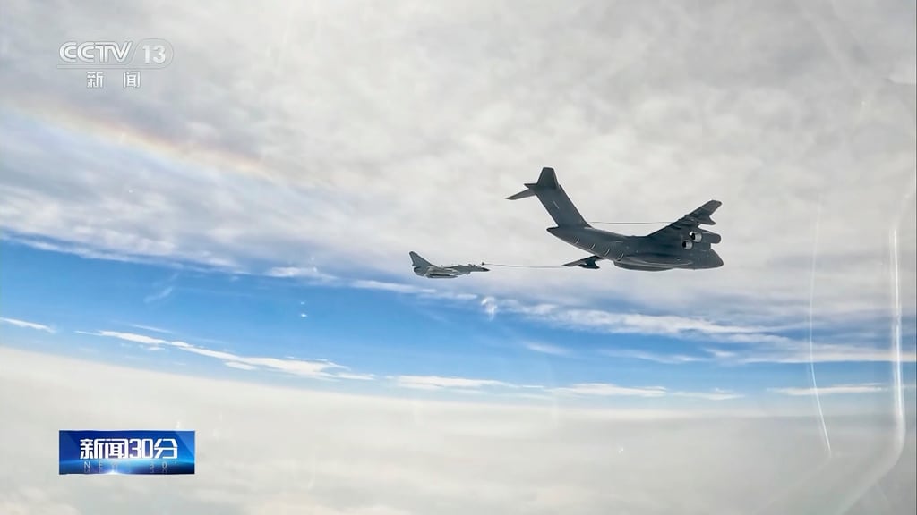 China despliega aviones para rodear Taiwán