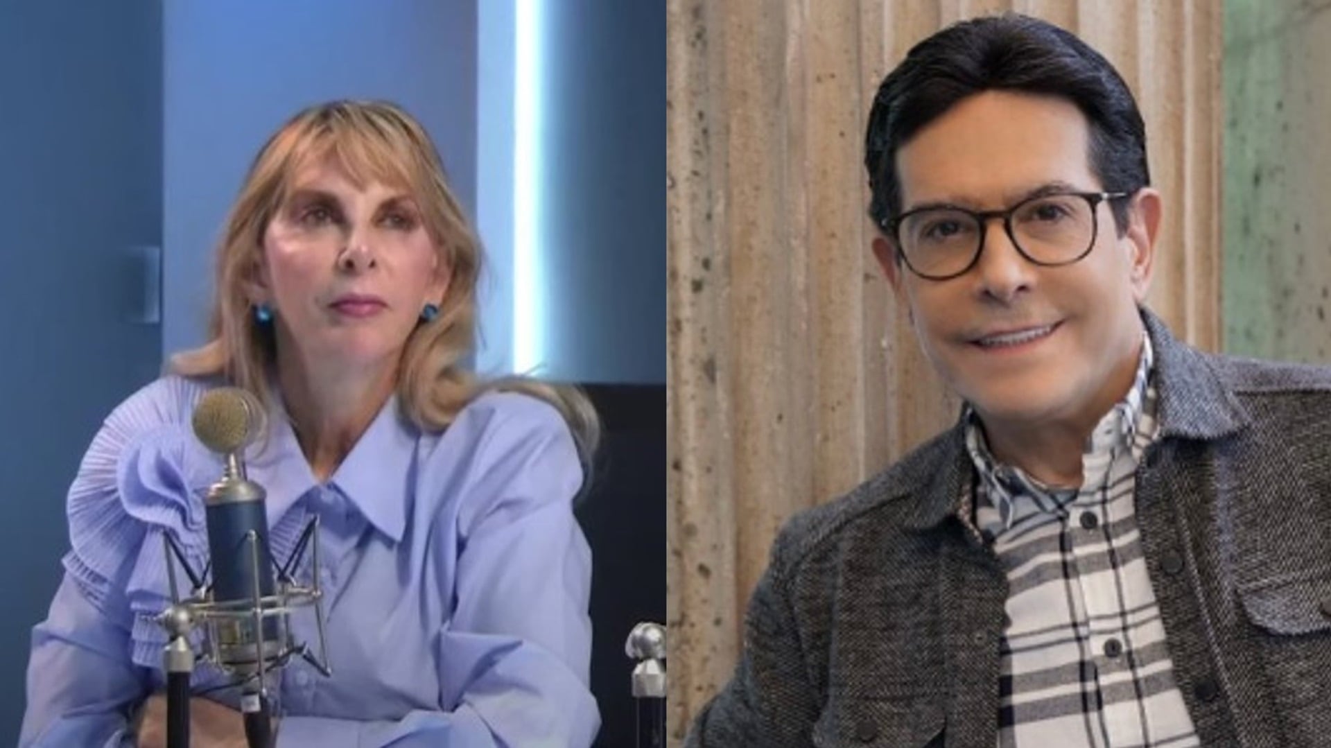 Shanik Berman y Juan José Origel