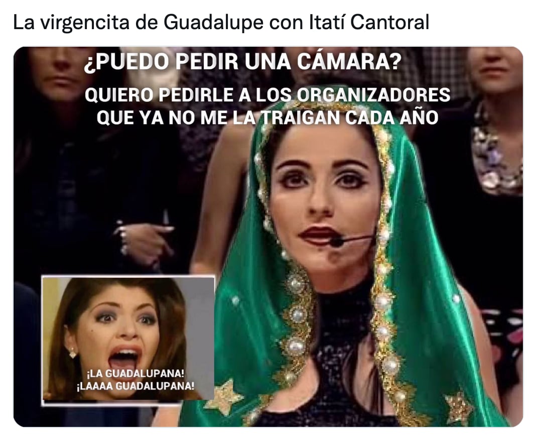 Meme de Itatí Cantoral cantando La Guadalupana