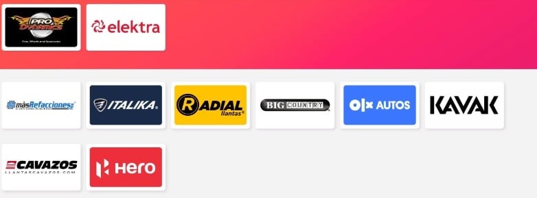 Mejores ofertas en Automotriz:
Marcas que participarán en Hot Sale