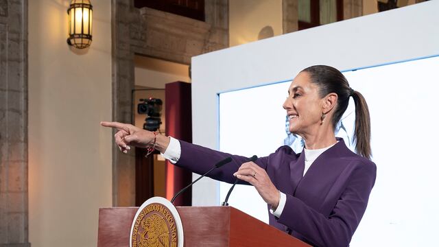 Claudia Sheinbaum en su conferencia mañanera de hoy