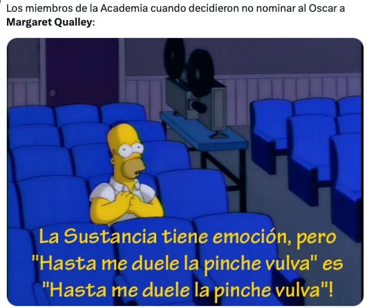 Memes de las nominaciones a los Oscar 2025