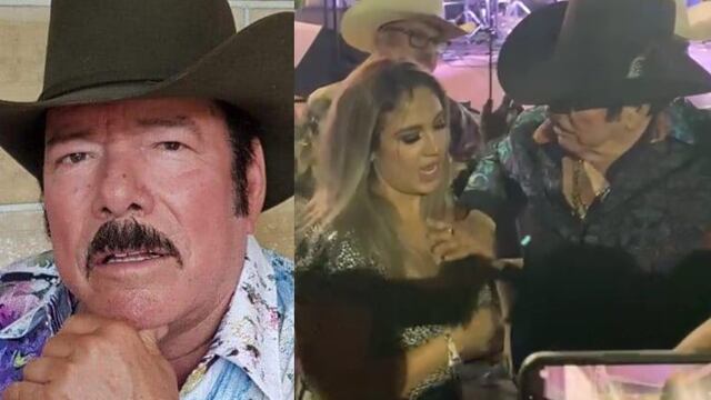 Lalo Mora manosea a fan