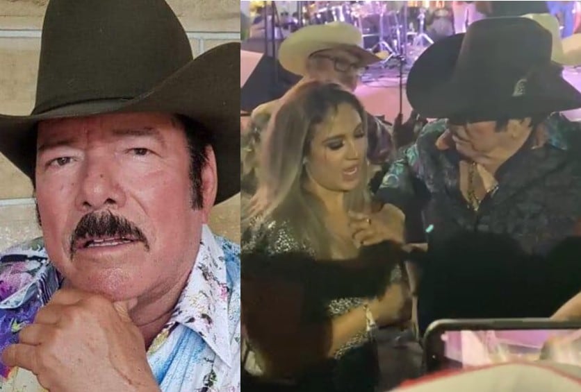 Lalo Mora manosea a fan