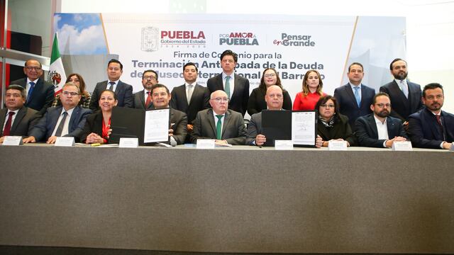 Alejandro Armenta firma convenio para la terminación del contrato del Museo Internacional del Barroco