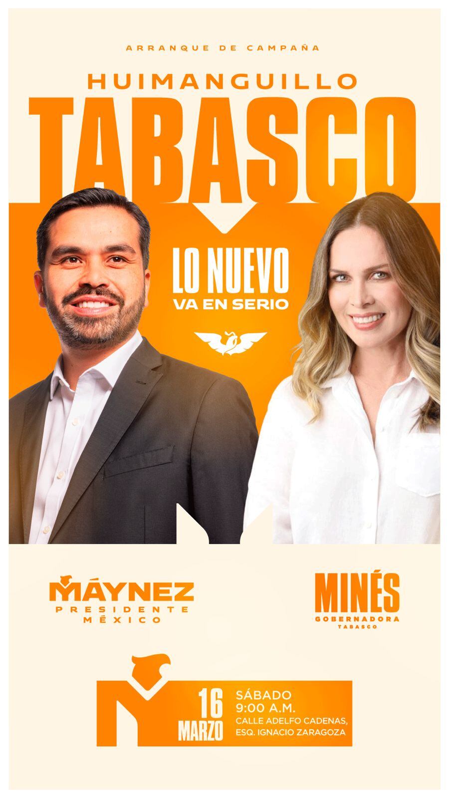 Jorge Álvarez Máynez actividades 16 de marzo