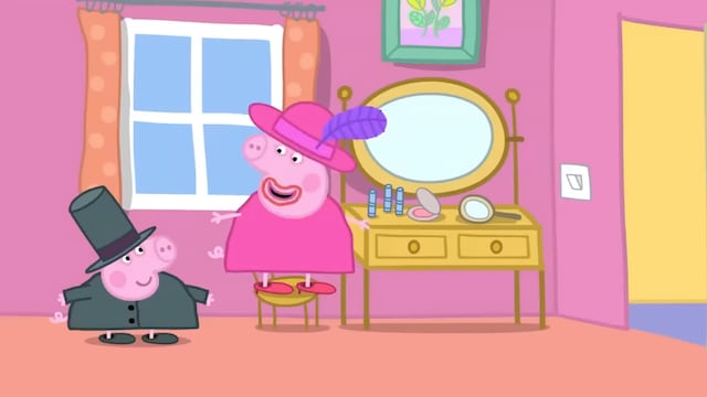 Peppa Pig y George Pig se disfrazan