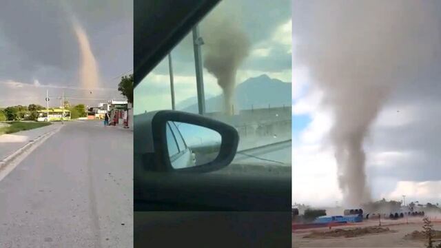 Torbellino en Salinas Victoria, Nuevo León