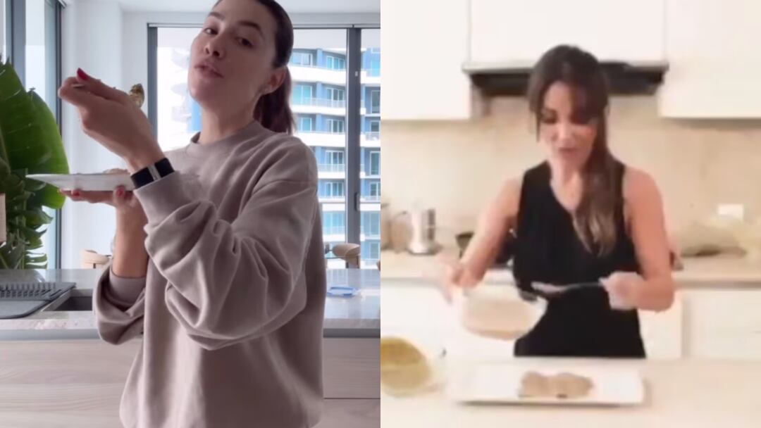 Los chilaquiles fit de Michelle Salas vs enfrijoladas de Anahí