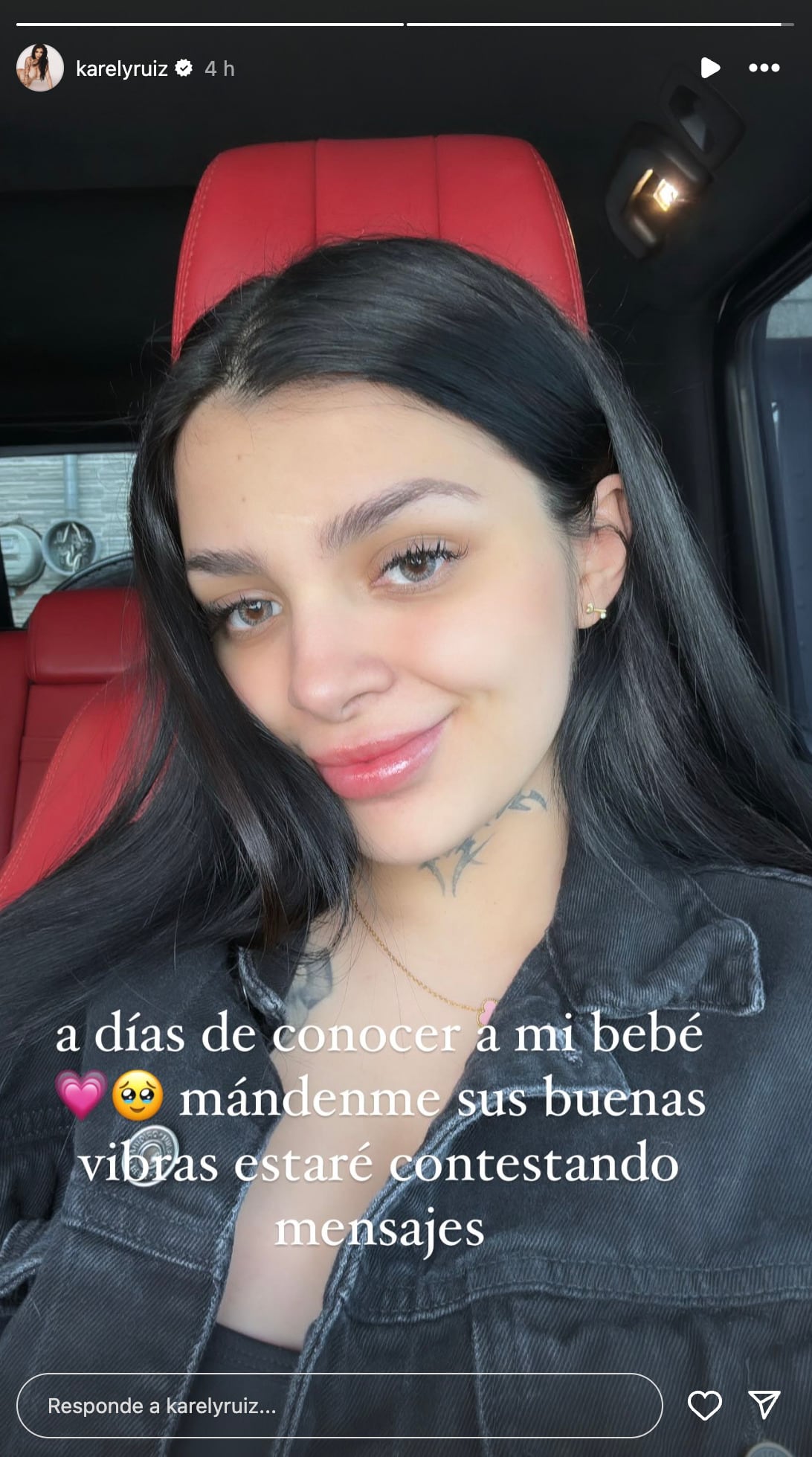 Karely Ruiz anuncia el nacimiento de Madisson