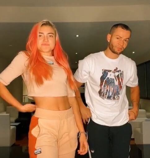 Said Pichardo y su exnovia Dariana Rodríguez.