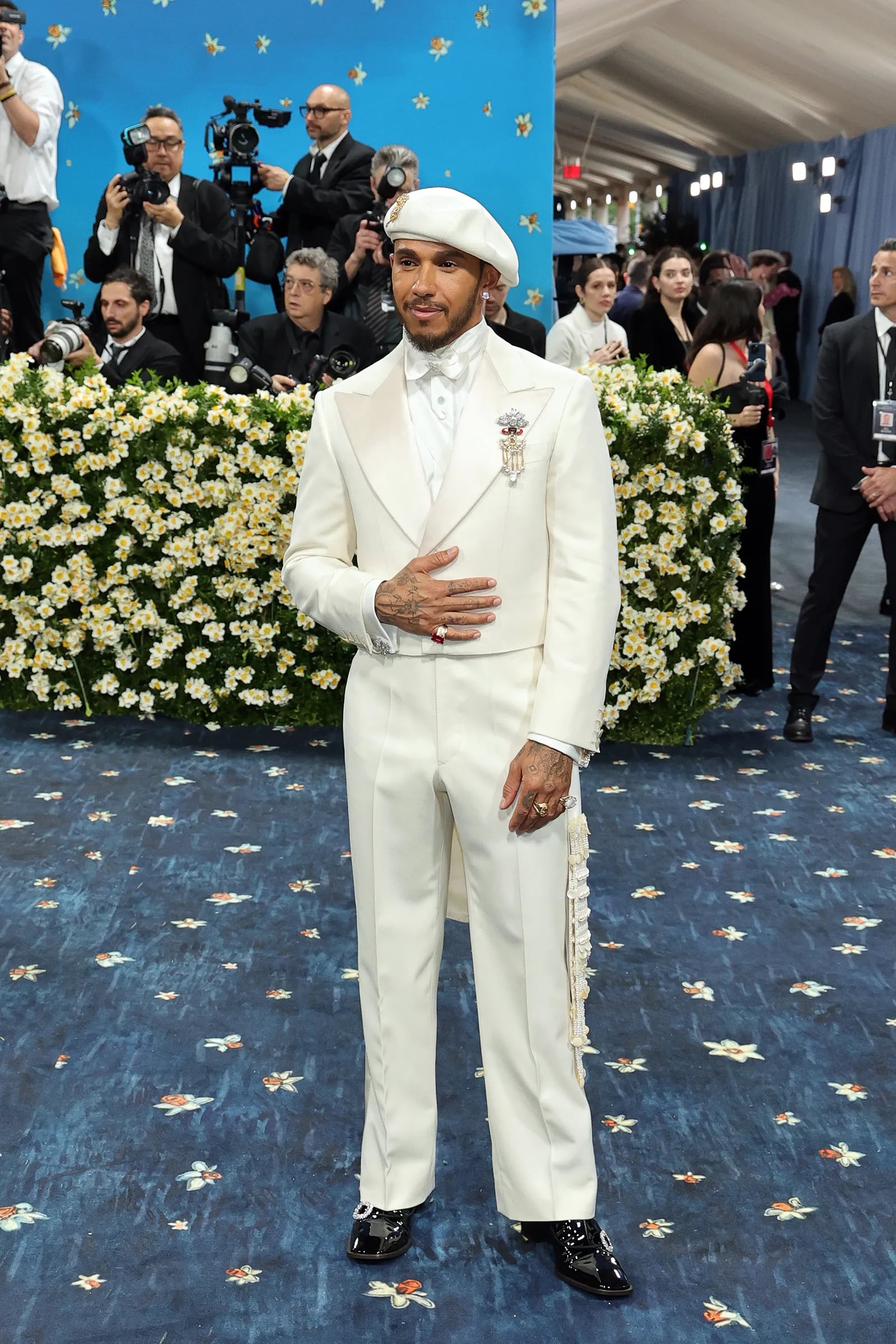 Lewis Hamilton en la Met Gala 2025