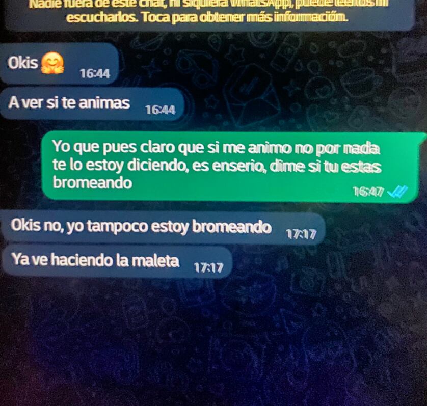 le eran infiel, y hasta le rogaban a la amante