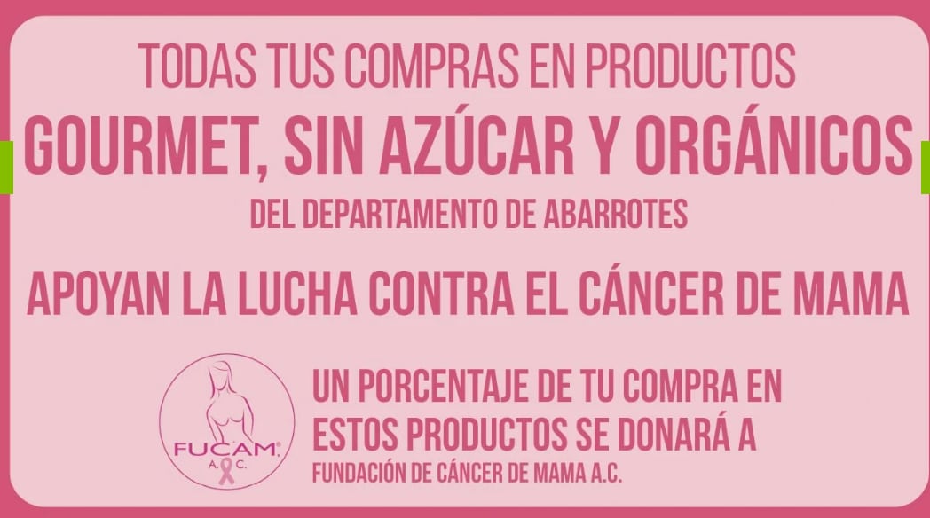 La Comer Tienda Rosa apoya a FUCAM