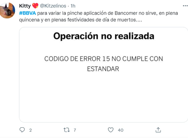 Falla BBVA