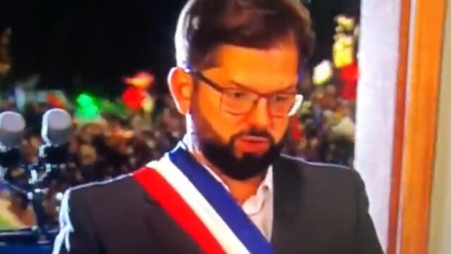 Gabriel Borci, presidente de Chile/captura de video
