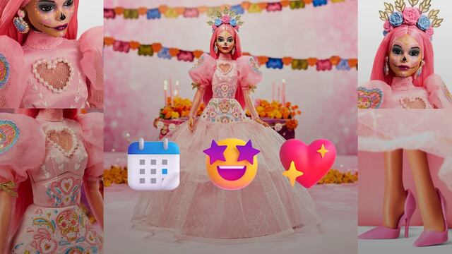 Barbie Día de Muertos 2023 Pink Magnolia