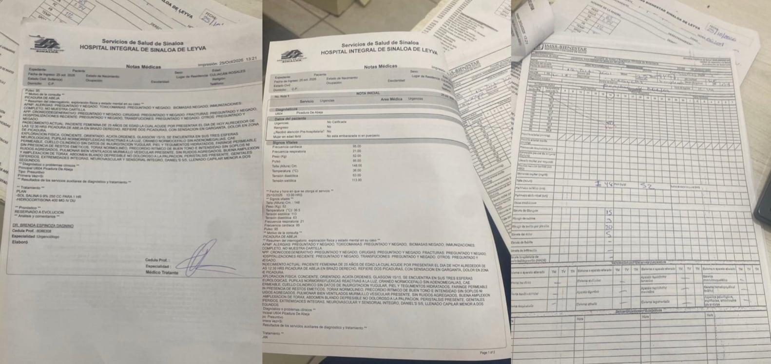 IMSS-Bienestar de Portelas, Sinaloa, niega falta de insumos y revela expedientes médicos de integrantes del colectivo Madres Buscadoras en Sonora
