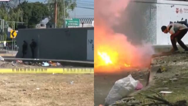 Hombre muere calcinado durante incendio en campamento migrante en la alcaldía Gustavo A. Madero