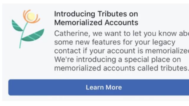 Tributos: Facebook lanza nueva sección para honrar a quienes ya partieron