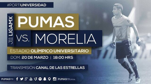 Pumas vs Morelia