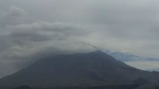 Volcán Popocatépetl el 30 de enero