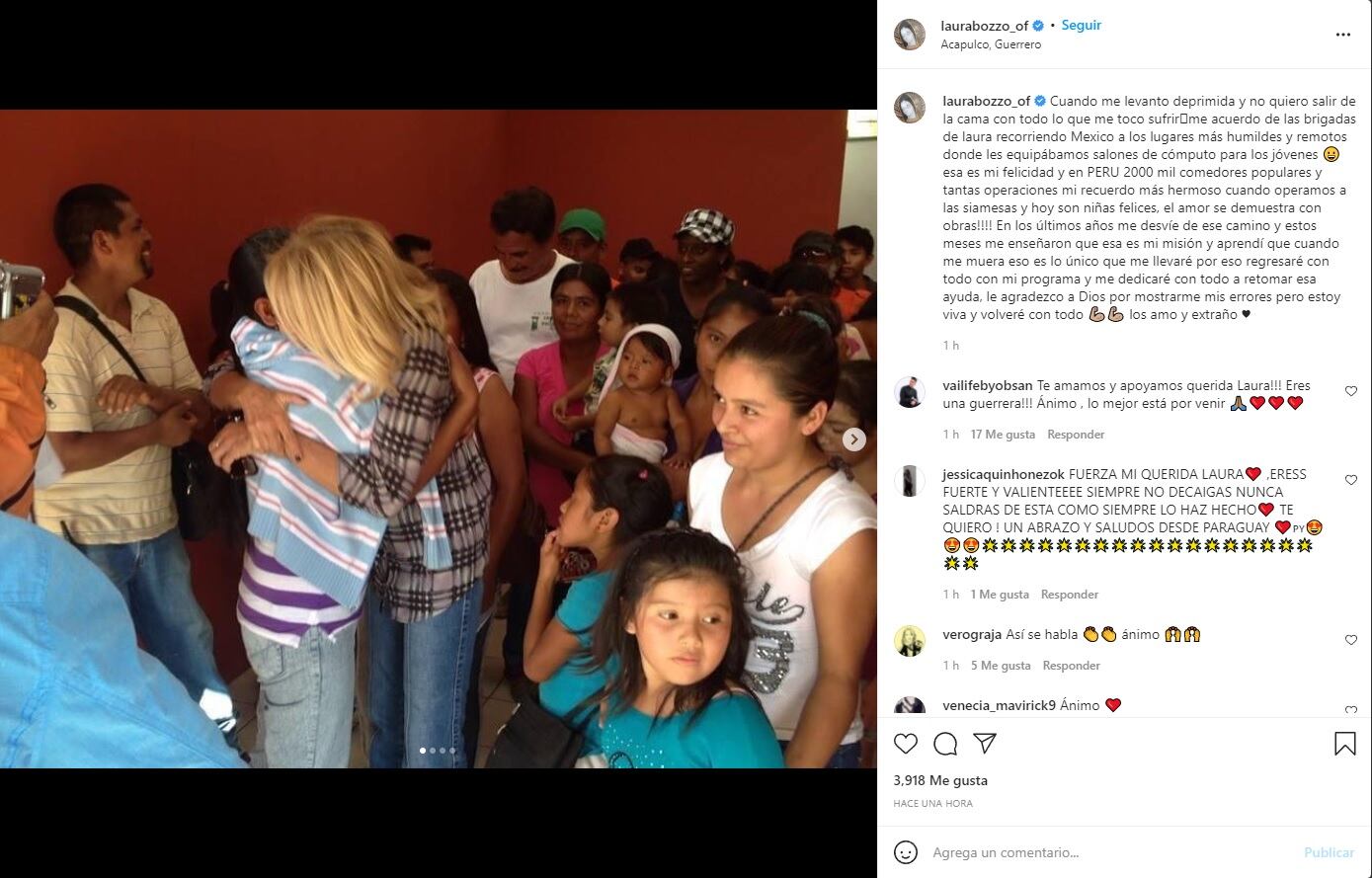 Laura Bozzo asegura que su misión en la vida es ayudar a las personas