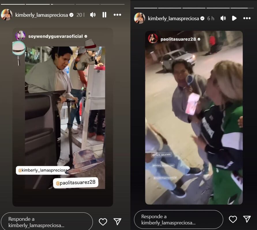 Kimberly la Más Preciosa se reunió con Wendy Guevara y Paola Suárez