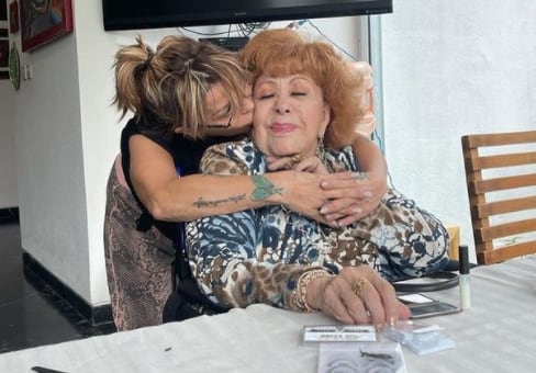 Alejandra Guzmán y Silvia Pinal