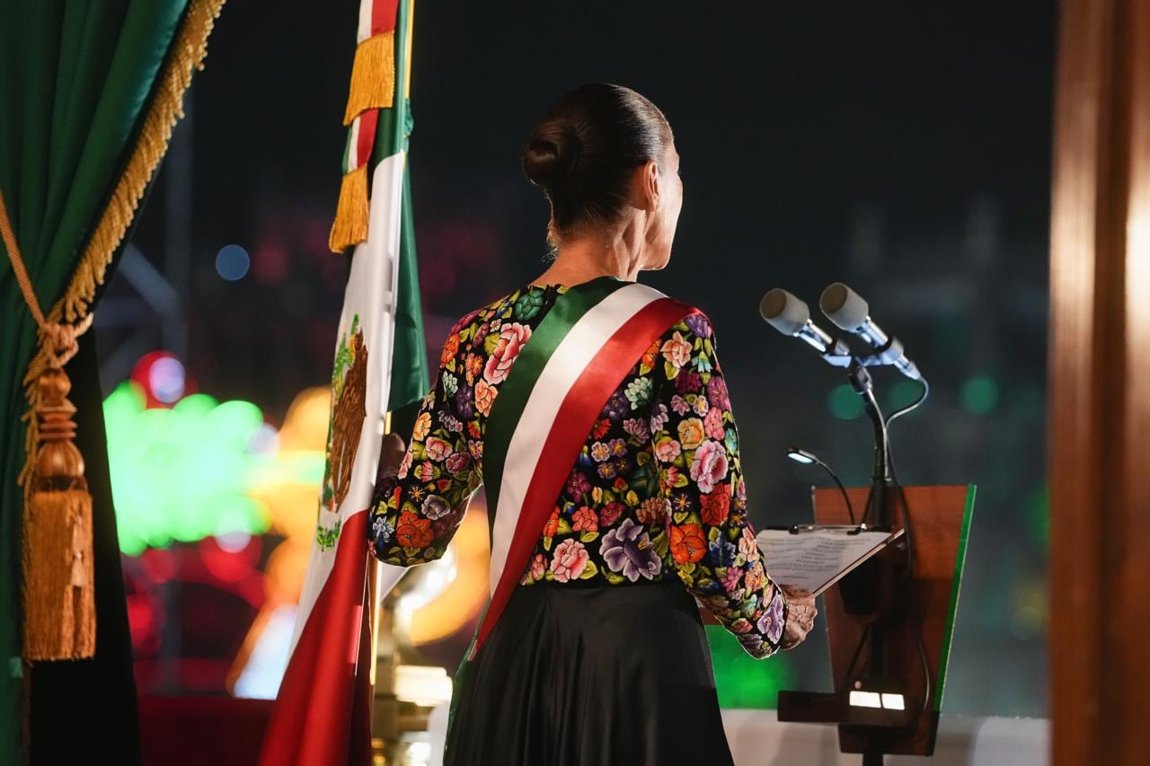 Vestido de Claudia Sheinbaum