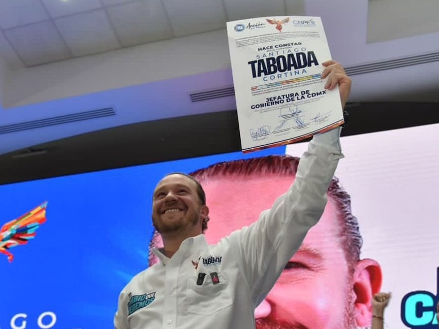 Santiago Taboada se registra