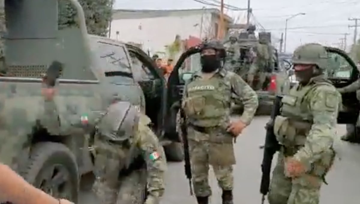 Militares se enfrentan a civiles en Nuevo Laredo