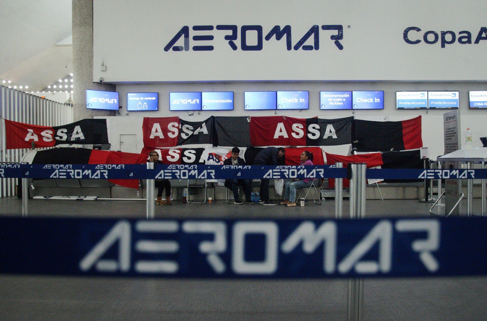 Segundo día de huelga por parte de trabajadores de Aeromar