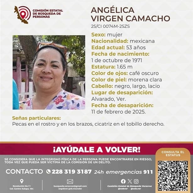 Angélica Virgen Camacho y Esthefania Ferrari Virgen, madre e hija desaparecidas en Veracruz