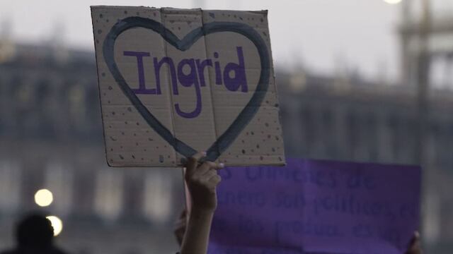 Manifestación Ingrid Escamilla