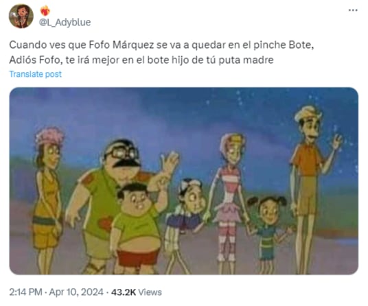 Memes porque Fofo Márquez se queda en la cárcel