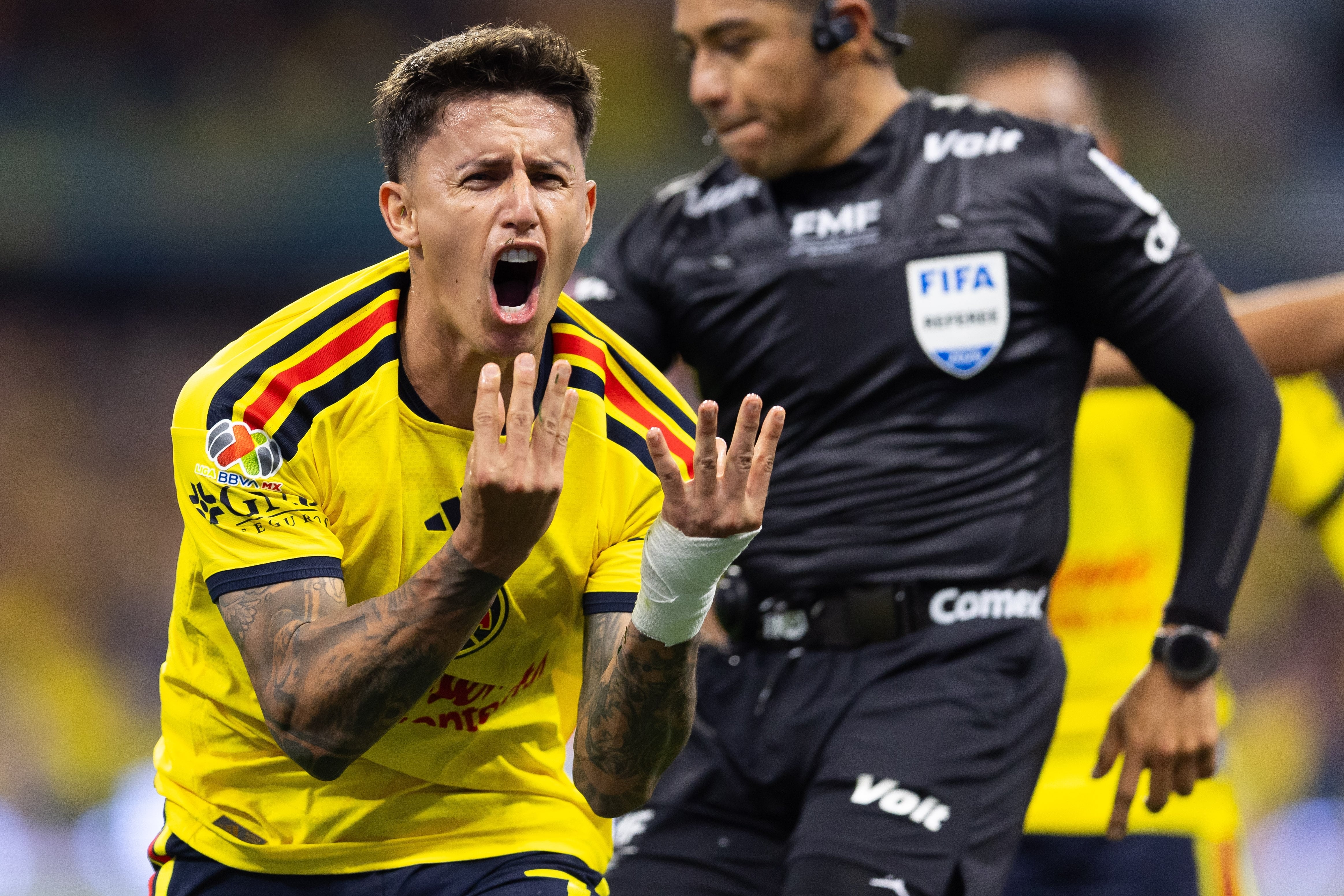 Brian Rodríguez, jugador del América.