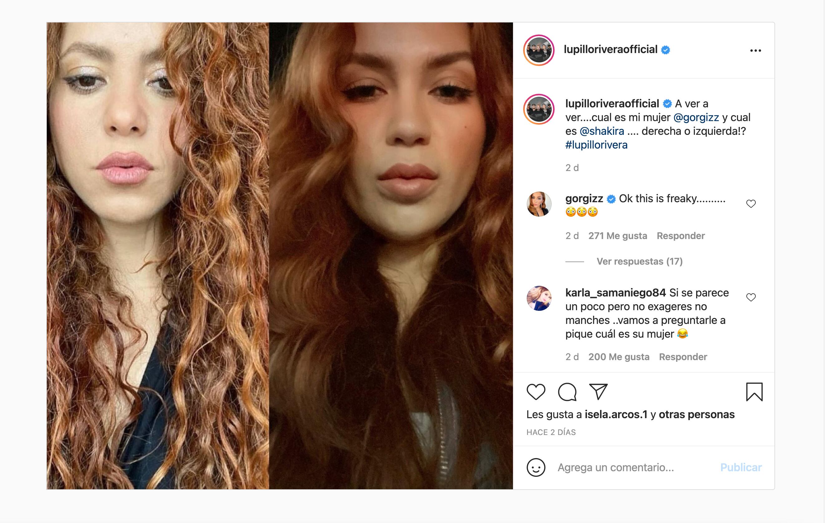 Giselle Soto y Shakira