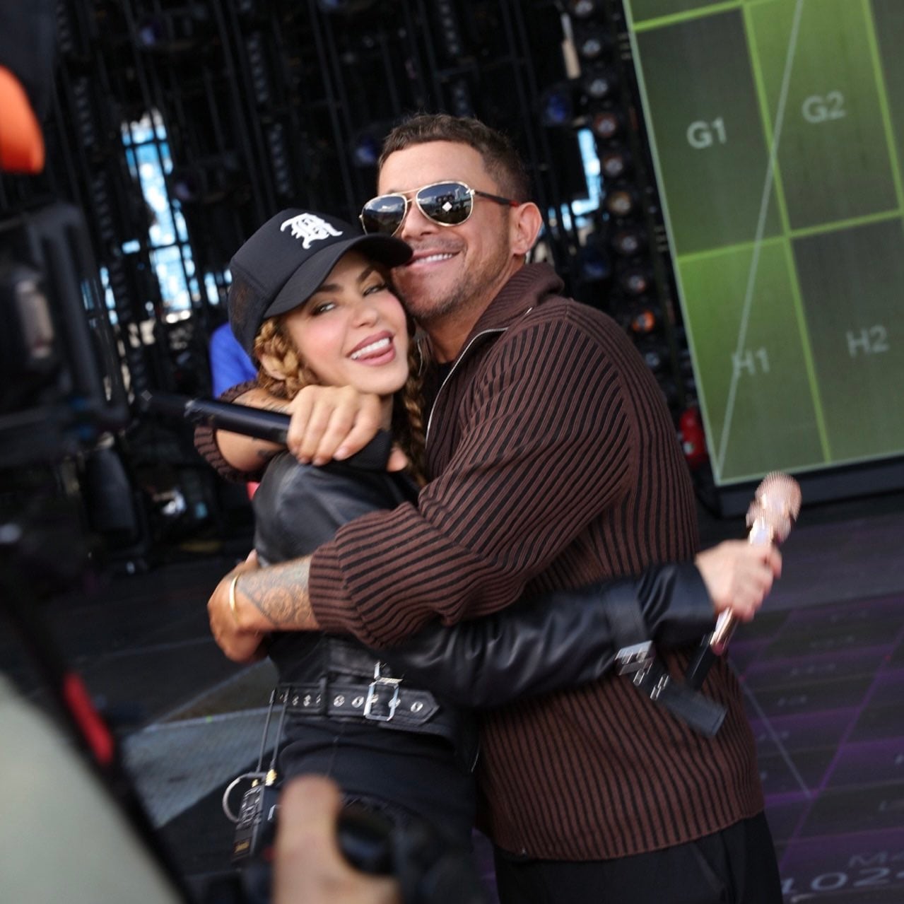 Shakira y Alejandro Sanz