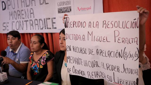 Conferencias presos políticos en Oaxaca.